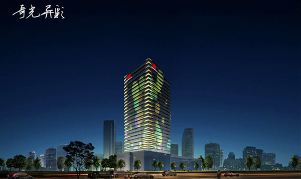 力上楼体亮化照明