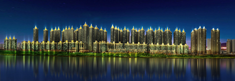 恒大绿洲夜景亮化