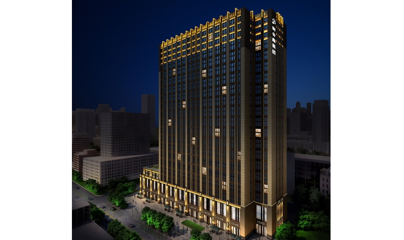 郑州紫荆之星夜景亮化