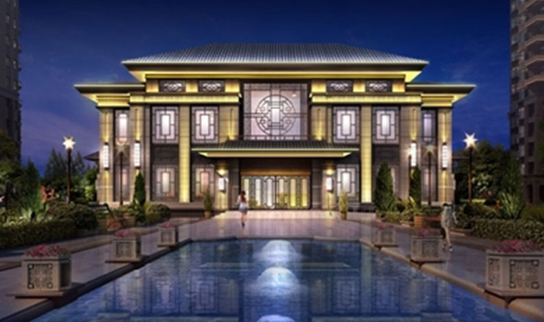 恒大悦珑湾楼体照明