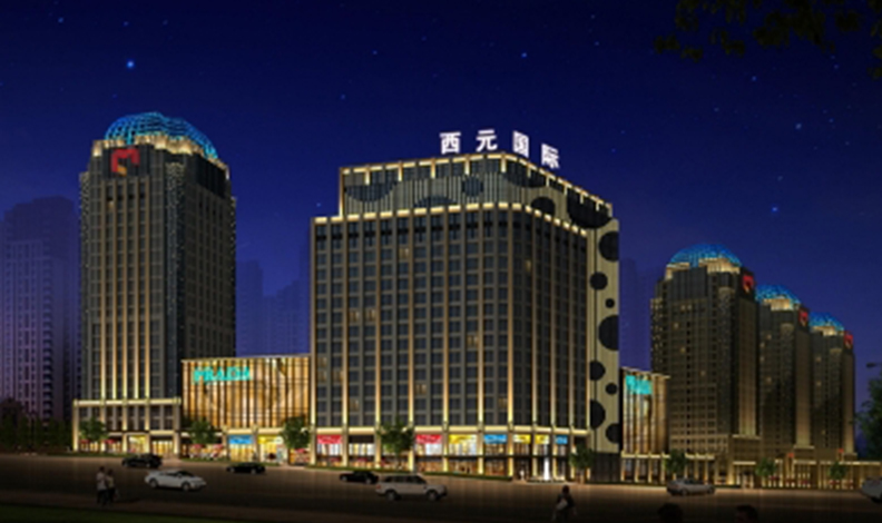 名门世家夜景效果