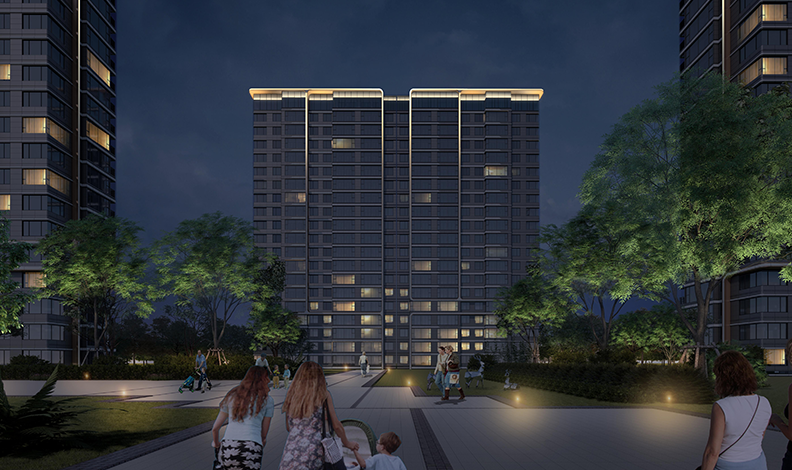 河南杓袁保利项目大区照明