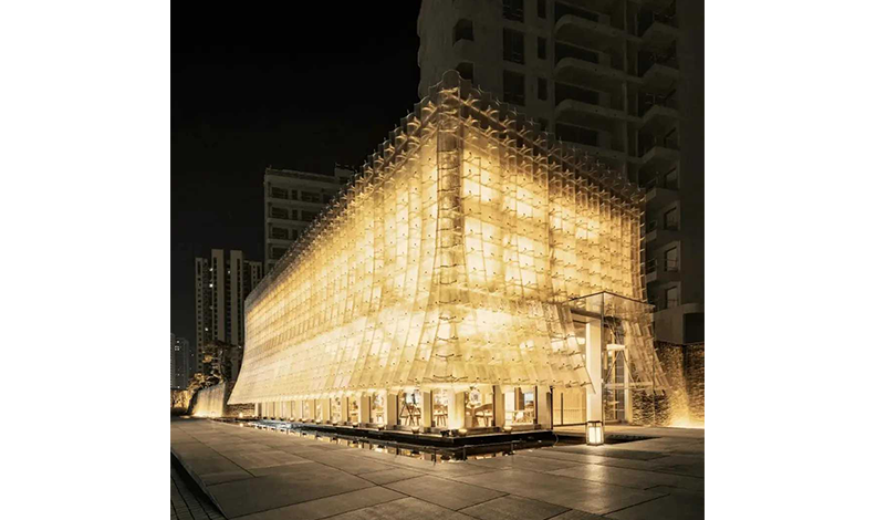 商丘金沙金明书院售楼部亮化