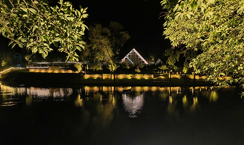 济源大沟河乡村旅游灯光景观