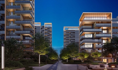 未来天境建筑楼体亮化