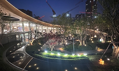 信达地产售楼区亮化照明
