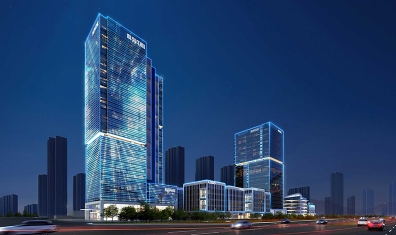 数字科创中心A区泛光照明设计